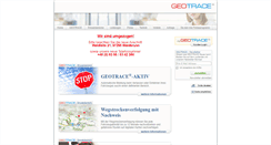 Desktop Screenshot of geotrace.de