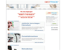Tablet Screenshot of geotrace.de